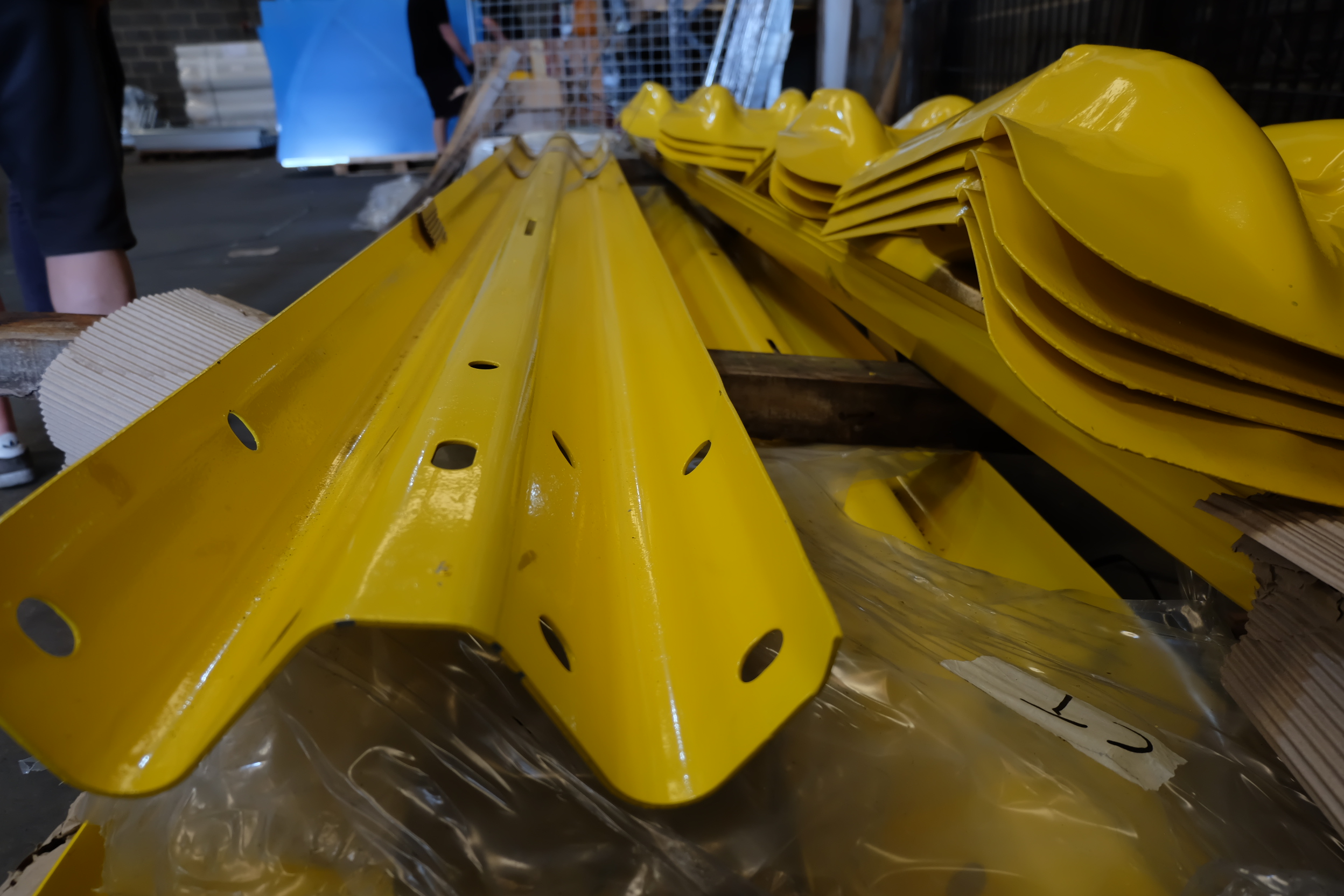 Armco Barrier Yellow